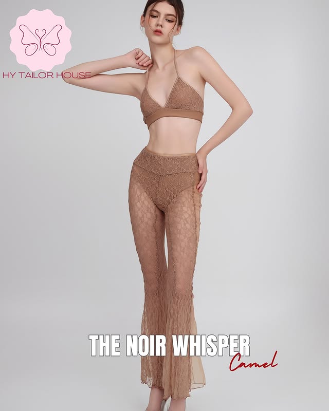 HY Dance Wear - THE NOIR WHISPER - Top 上衣 + 長褲