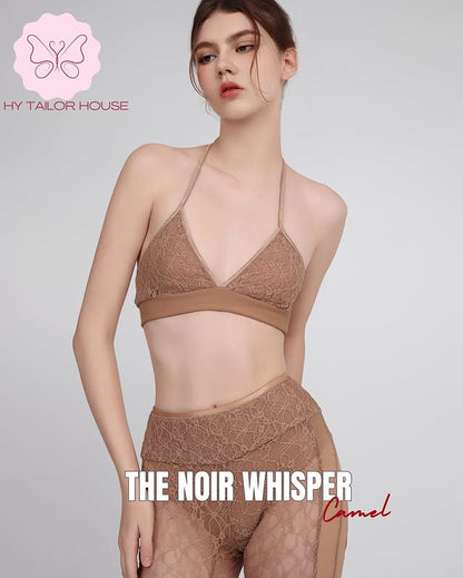 HY Dance Wear - THE NOIR WHISPER - Top 上衣 + 長褲