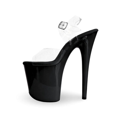 Jewel Heels - 特選款式 Glossy Black 黑 - 8 吋 / 20 公分