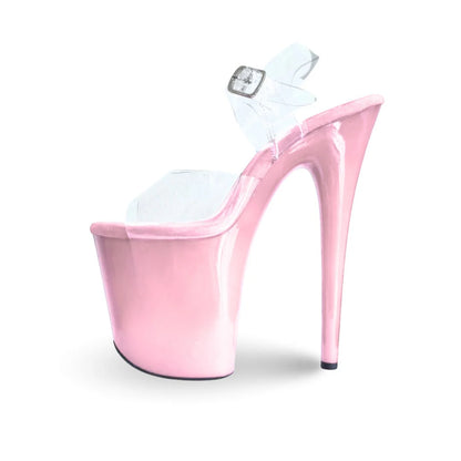 Jewel Heels - 特選款式Glossy Pink 粉 - 8 吋 / 20 公分