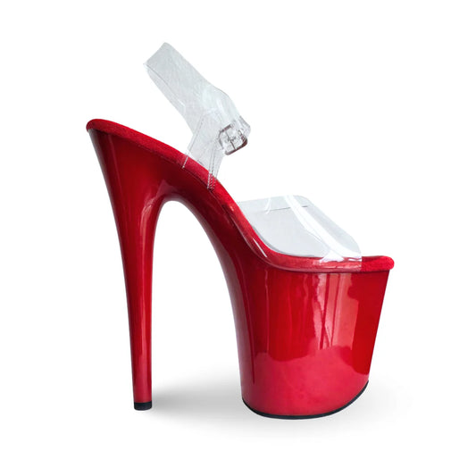 Jewel Heels - 特選款式 Glossy Classic Red 紅 - 8 吋 / 20 公分