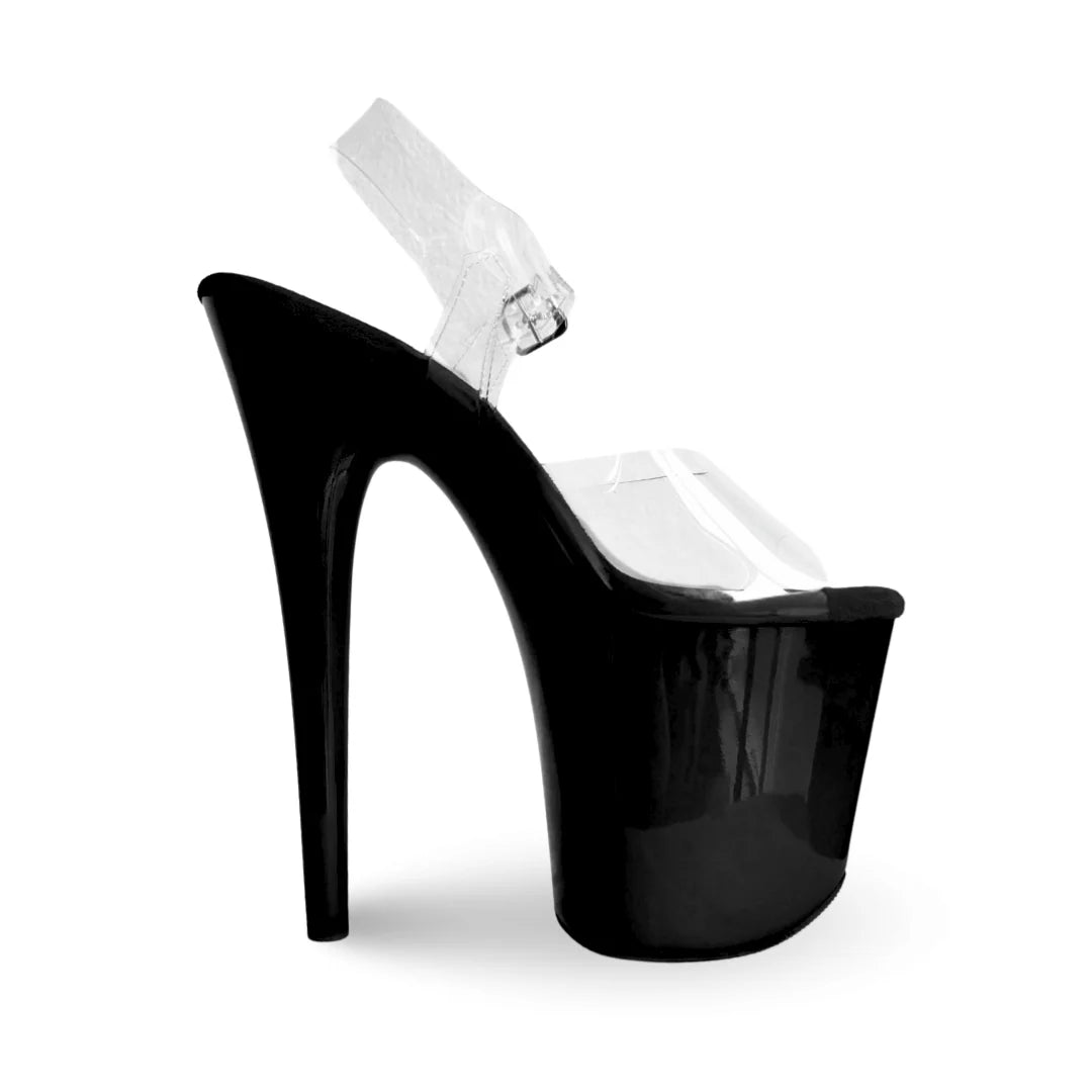 Jewel Heels - 特選款式 Glossy Black 黑 - 8 吋 / 20 公分