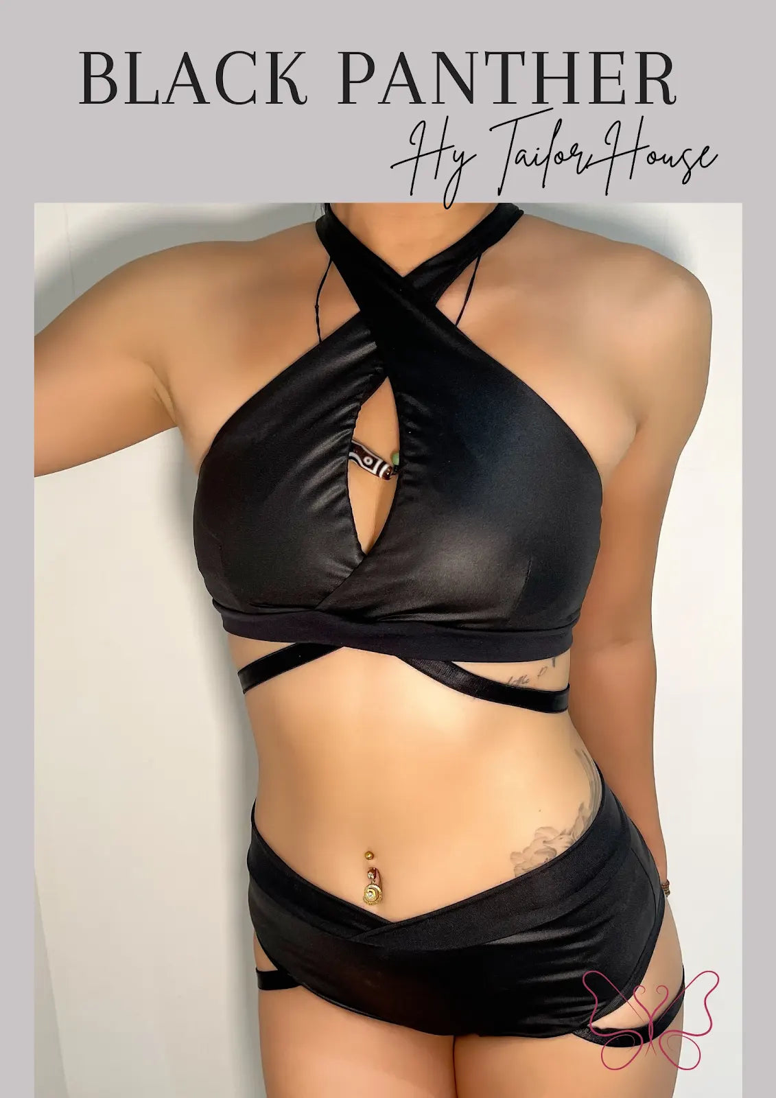 HY Dance Wear - Black Panther 套裝