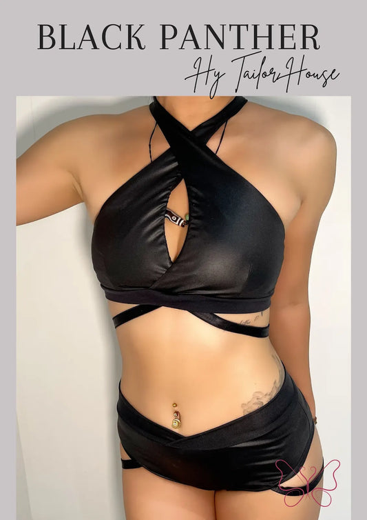 HY Dance Wear - Black Panther 套裝
