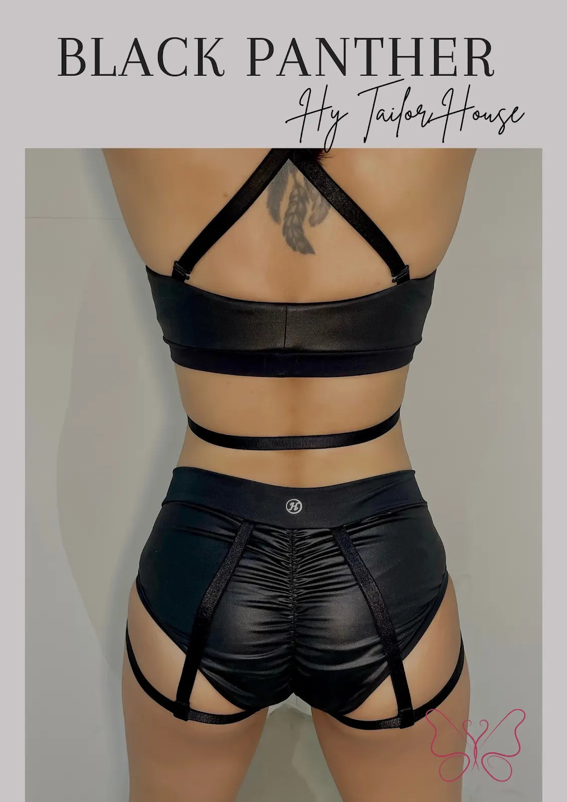HY Dance Wear - Black Panther 套裝