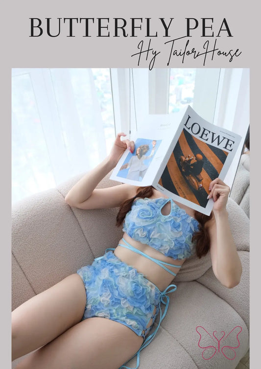 HY Dance Wear - Butterfly Pea 套裝