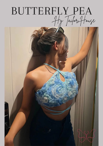 HY Dance Wear - Butterfly Pea 套裝