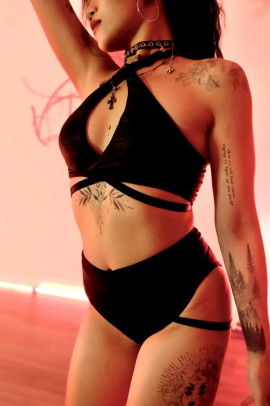 HY Dance Wear - Black Panther 套裝