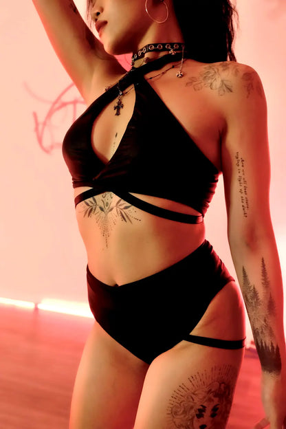 HY Dance Wear - Black Panther 套裝